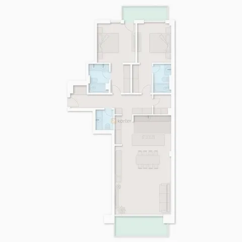 Квартира 149.6 м², Район Downtown в Батуми