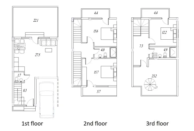 Дом 168.3 м², Район Airport (district) в Батуми