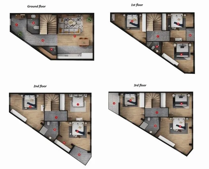 Дом 304.3 м², Район Airport (district) в Батуми