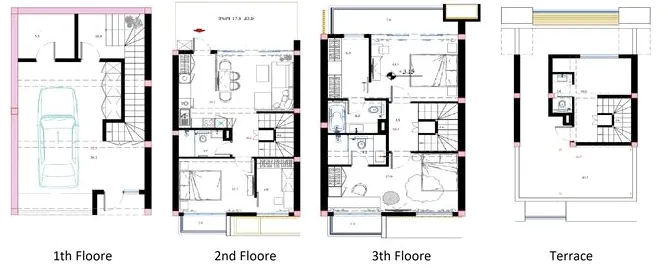 Дом 237.8 м², Район Махинджаури в Батуми