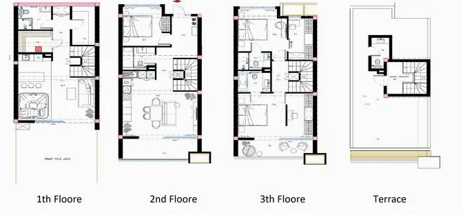 Дом 247.6 м², Район Махинджаури в Батуми