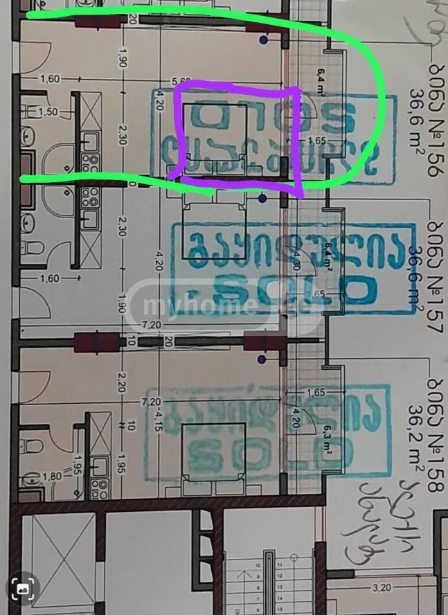 Квартира 40 м² в Батуми — фото 5