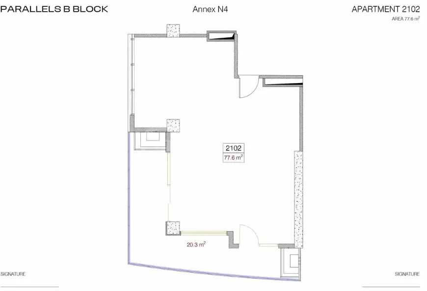 Квартира 77.6 м² в Батуми — фото 3