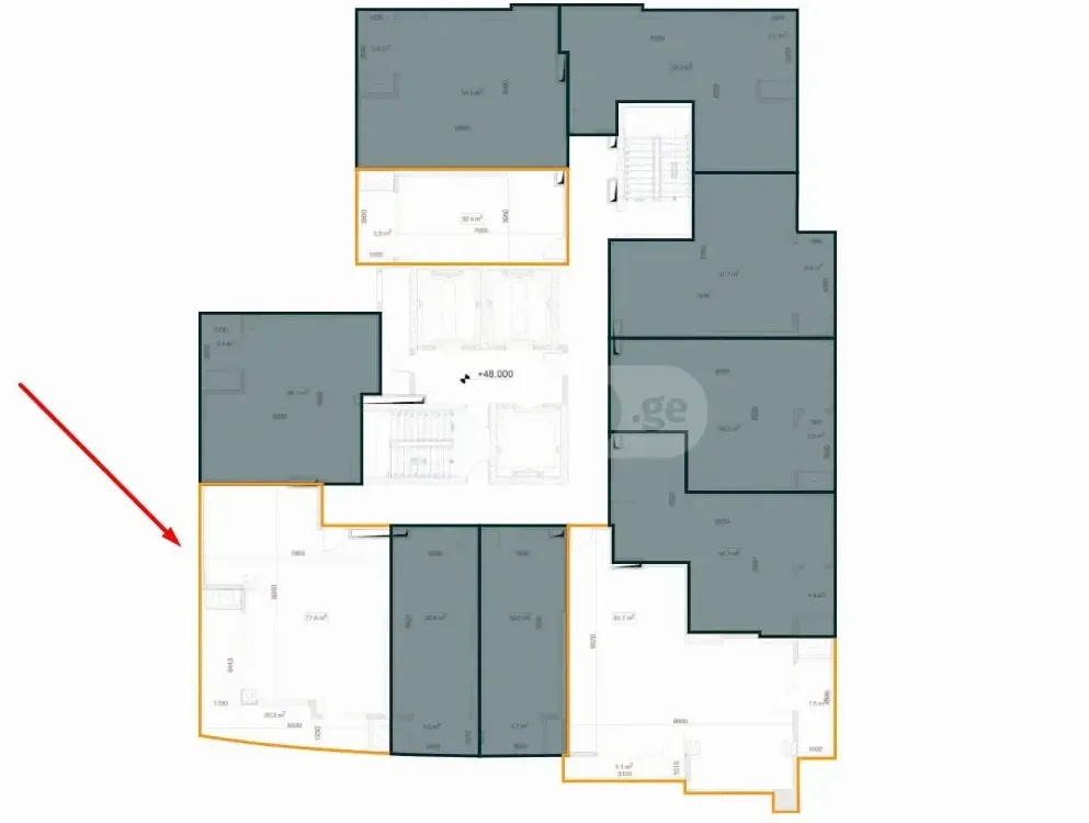 Квартира 77.6 м² в Батуми — фото 4