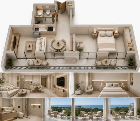 Квартира 63.03 м² в Батуми