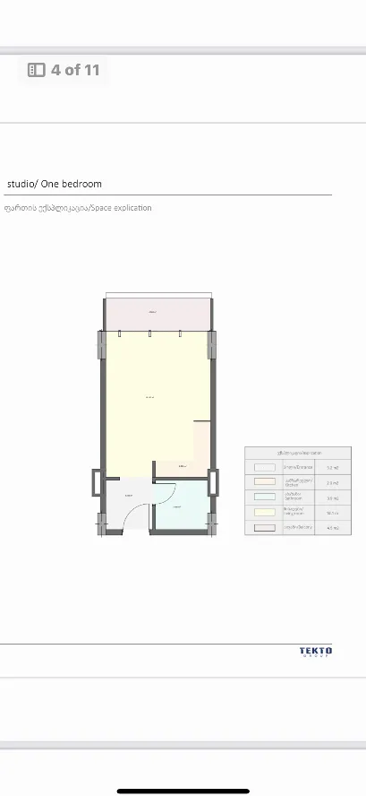 Квартира 29.47 м² в Батуми — фото 9